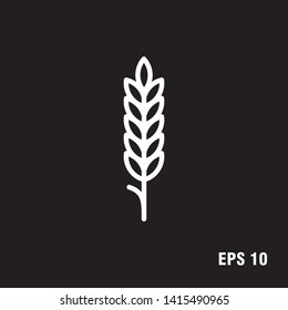 wheat icon design logo template