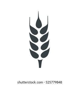 Wheat Icon Design Template Element. Agriculture Symbol