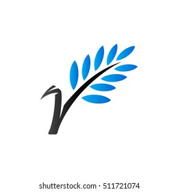 Wheat icon in duo tone color. Cereal seeds baking