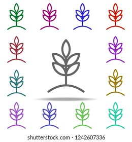 wheat icon. Elements of autumn in multi color style icons. Simple icon for websites, web design, mobile app, info graphics