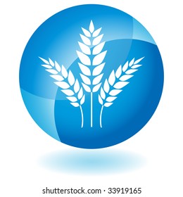 wheat icon glass