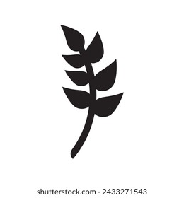 Wheat icon or Gluten free icon. Agriculture sign isolated on white background.