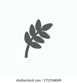 wheat icon, grain vector, barley illustration