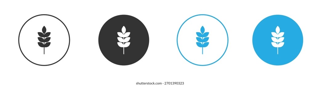 Wheat icon. Graphic icon design template