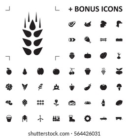 wheat icon illustration