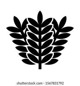 wheat icon isolated sign symbol vector illustration - high quality black style vector icons
