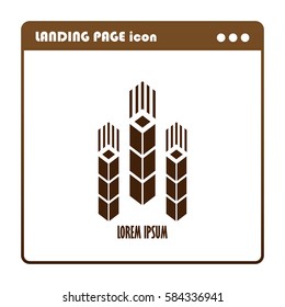 Wheat, icon for the landing page
