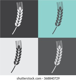 wheat icon. logo