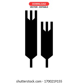 wheat icon or logo isolated sign symbol vector illustration - high quality black style vector icons
