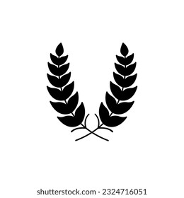 Wheat icon logo vector design