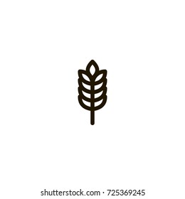 wheat icon. sign design