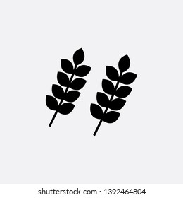 wheat icon sign signifier vector