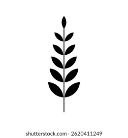 wheat icon simple black line symbol