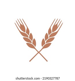 Wheat Icon Stock Illustration On White Background 