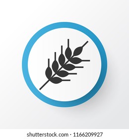 Wheat icon symbol. Premium quality isolated grain element in trendy style.