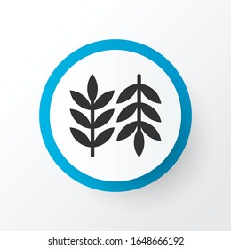 Wheat icon symbol. Premium quality isolated grain element in trendy style.