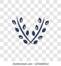 Wheat icon. Trendy Wheat logo concept on transparent background from Agriculture Farming and Gardening collection