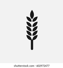 Wheat icon Vector.