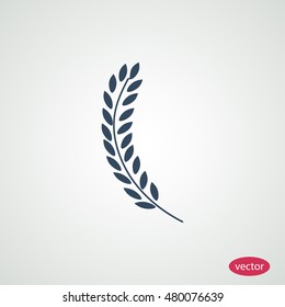wheat icon, vector best flat icon, EPS
