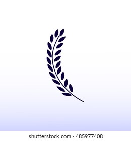 wheat icon, vector best flat icon, EPS