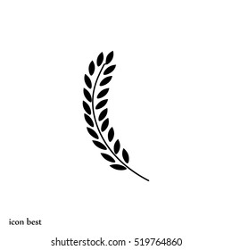 wheat icon, vector best flat icon, EPS