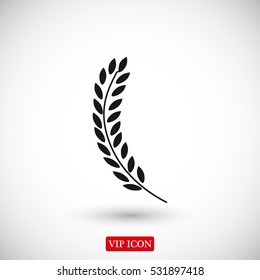 wheat icon, vector best flat icon, EPS