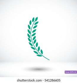 wheat icon, vector best flat icon, EPS