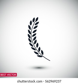 wheat icon, vector best flat icon, EPS