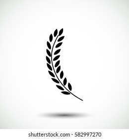 wheat icon, vector best flat icon, EPS