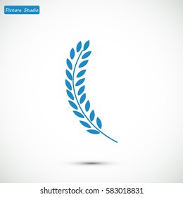wheat icon, vector best flat icon, EPS