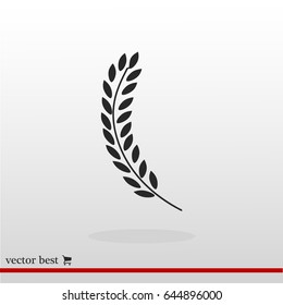 wheat icon, vector best flat icon, EPS