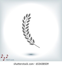 wheat icon, vector best flat icon, EPS