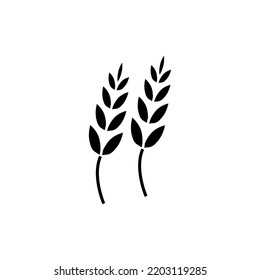 wheat icon vector design templates 