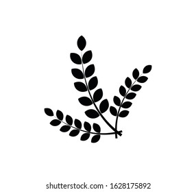 Wheat icon vector flat illustration