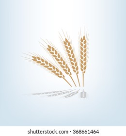wheat icon vector illustration eps10.