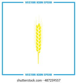 wheat icon vector illustration eps10.