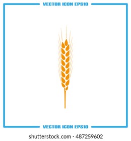 wheat icon vector illustration eps10.
