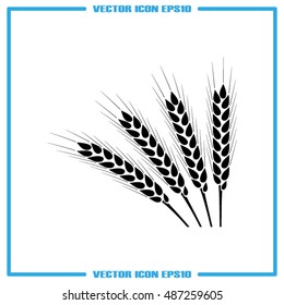 wheat icon vector illustration eps10.