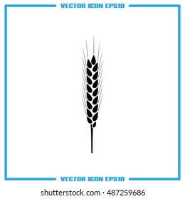wheat icon vector illustration eps10.
