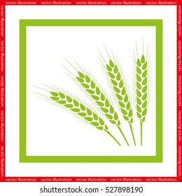 wheat icon vector illustration eps10.
