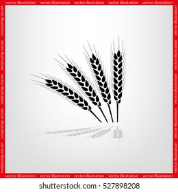 wheat icon vector illustration eps10.