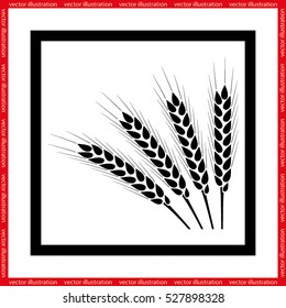 wheat icon vector illustration eps10.