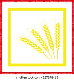 wheat icon vector illustration eps10.