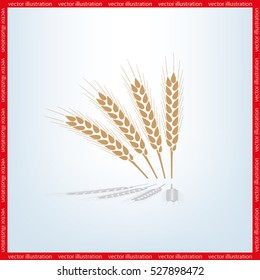 wheat icon vector illustration eps10.