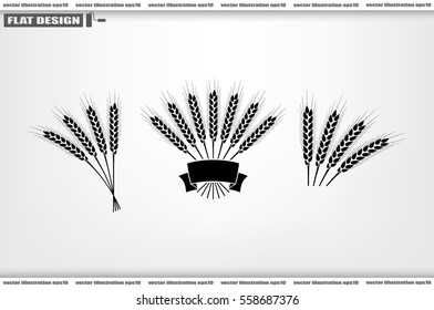 wheat icon vector illustration eps10.