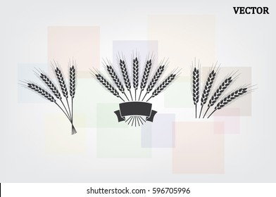 wheat icon vector illustration eps10.