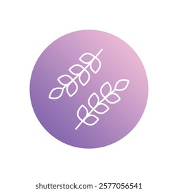 Wheat icon vector stock illustration