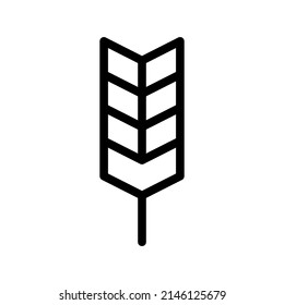 Design-Illustration des Weizensymbols Vectorsymbol