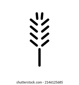 Wheat Icon Vector Symbol Design Illustration