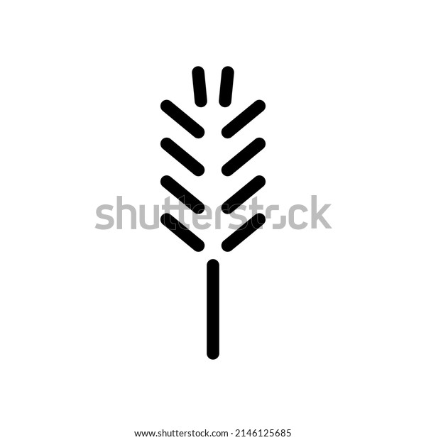 Wheat Icon Vector\
Symbol Design\
Illustration